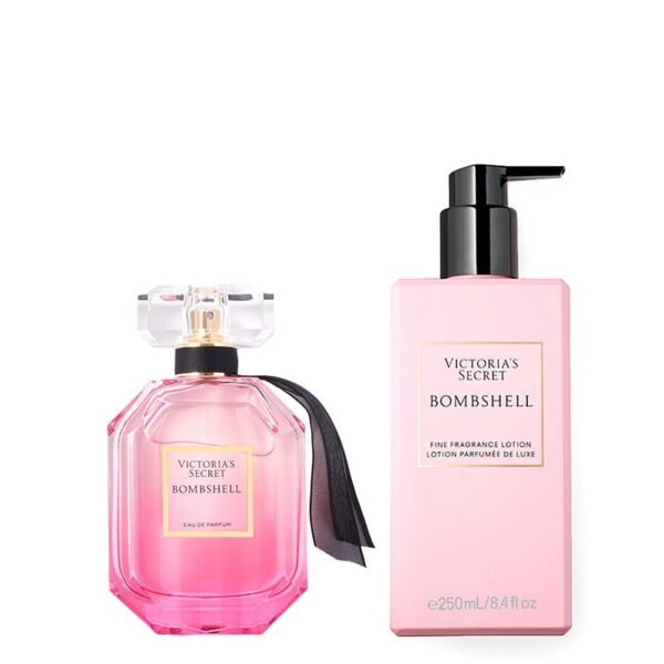 مجموعة عطر ولوشن "بومبشيل" من فيكتوريا سيكريت - 3.4 أونصة