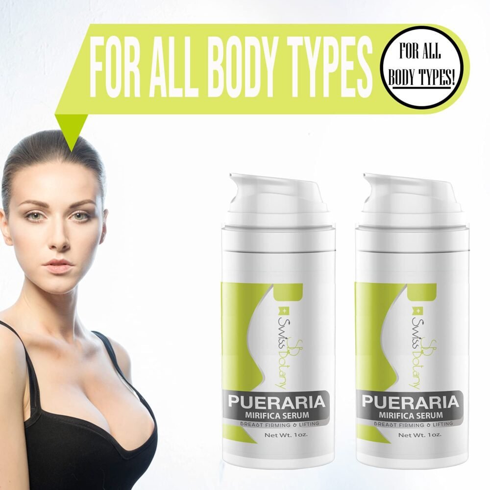 ⁦سيروم Pueraria Mirifica لتكبير وشد الصدر - كريم طبيعي لشد ورفع الصدر للنساء والرجال (2 × 30 مل)⁩ - الصورة ⁦6⁩
