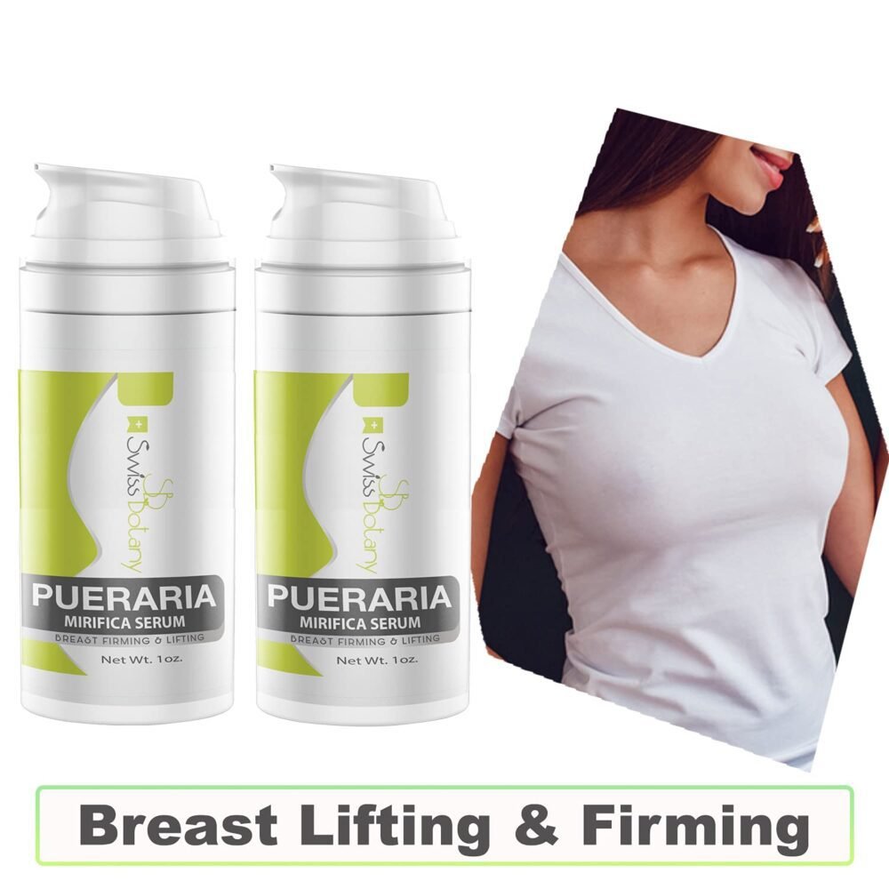 ⁦سيروم Pueraria Mirifica لتكبير وشد الصدر - كريم طبيعي لشد ورفع الصدر للنساء والرجال (2 × 30 مل)⁩ - الصورة ⁦3⁩