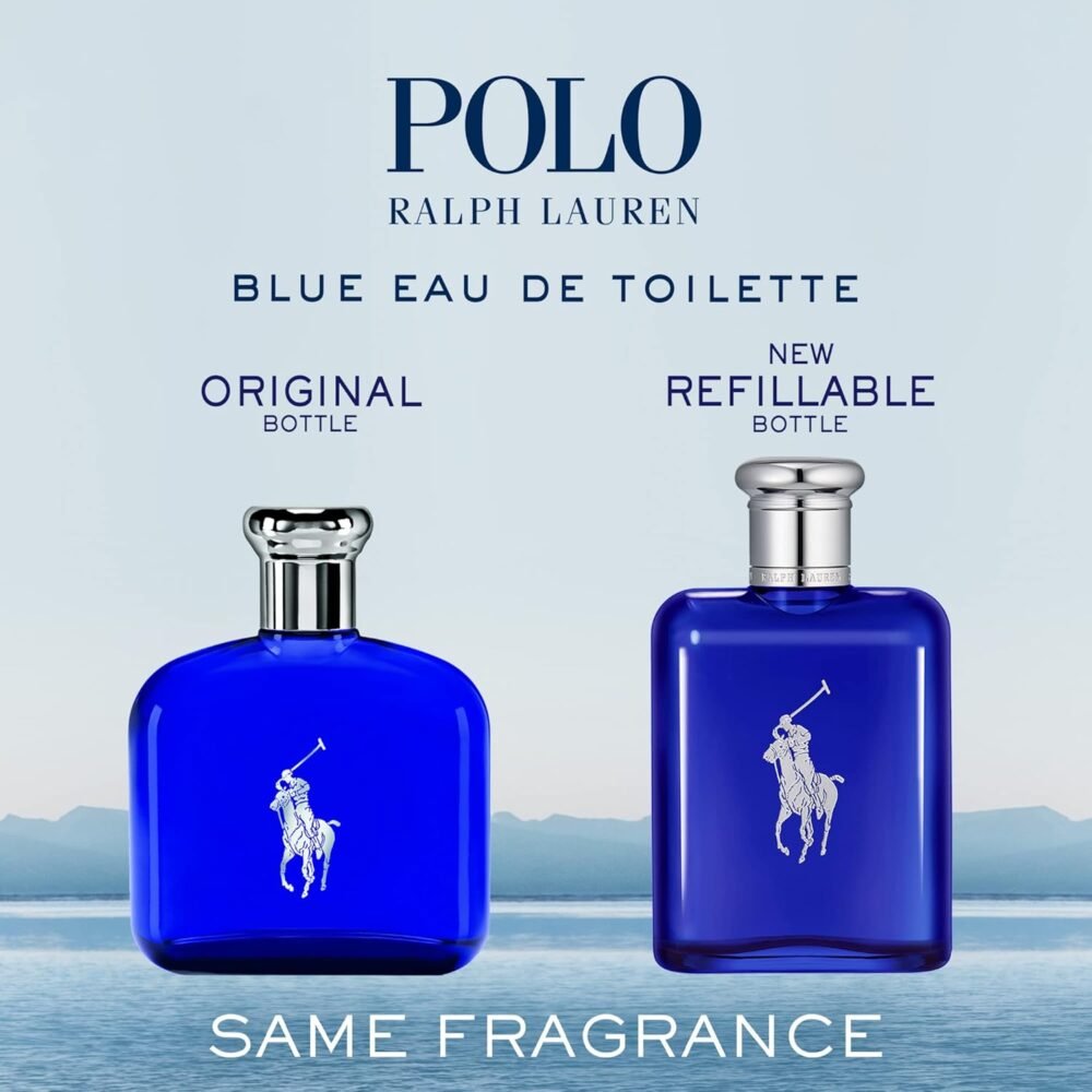 عطر "Polo Blue" من رالف لورين - أو دو تواليت للرجال - عطر مائي ومنعش - الصورة 4