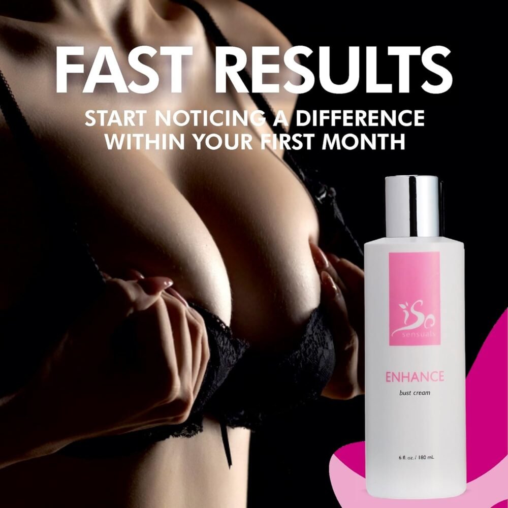 ⁦ENHANCE - كريم تكبير الصدر سريع المفعول لنمو سريع - كريم تعزيز الثدي لرفع وشد الصدر مع فولوبلس - عبوة سخية تكفي لشهرين⁩ - الصورة ⁦2⁩