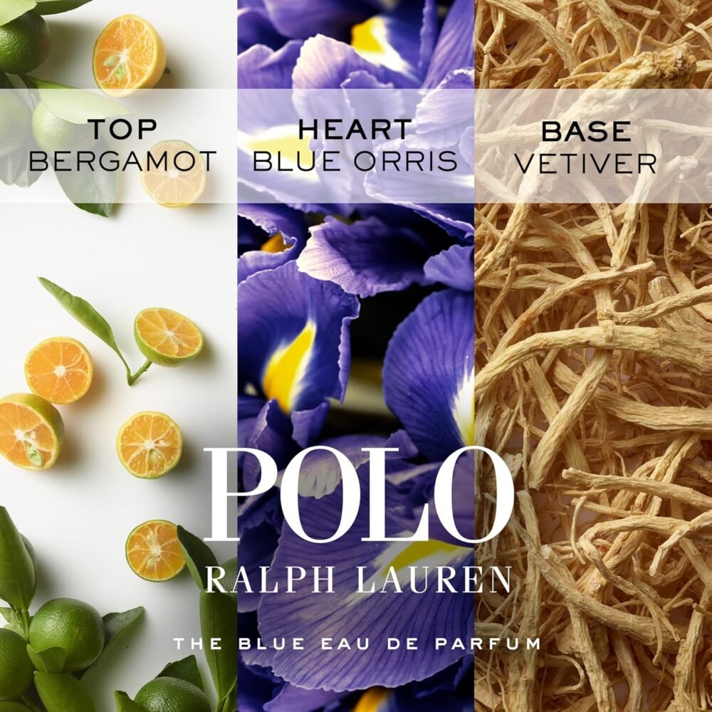 عطر "Polo Blue" من رالف لورين - أو دو بارفان للرجال - عطر مائي ومنعش - الصورة 2