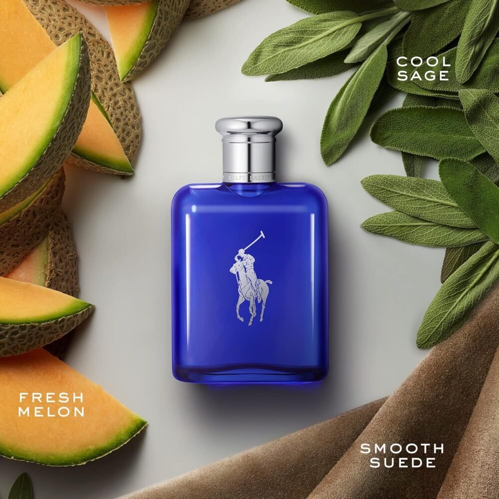 عطر "Polo Blue" من رالف لورين - أو دو تواليت للرجال - عطر مائي ومنعش - الصورة 2