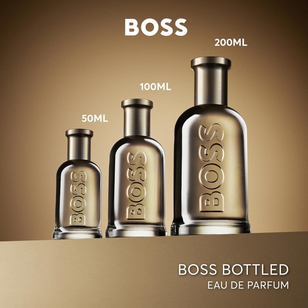 عطر "Boss Bottled" من هوغو بوس - أو دو بارفام للرجال - عطر خشبي فاخر - الصورة 6