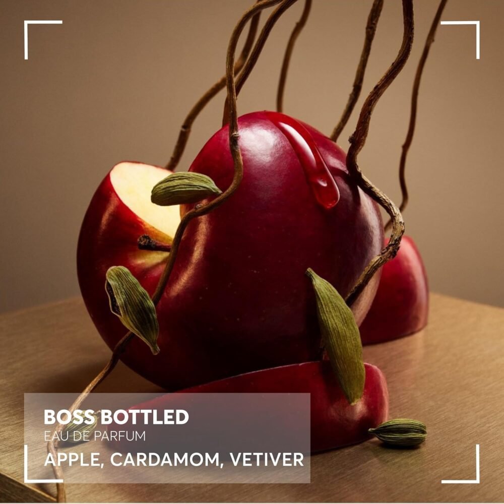 عطر "Boss Bottled" من هوغو بوس - أو دو بارفام للرجال - عطر خشبي فاخر - الصورة 4
