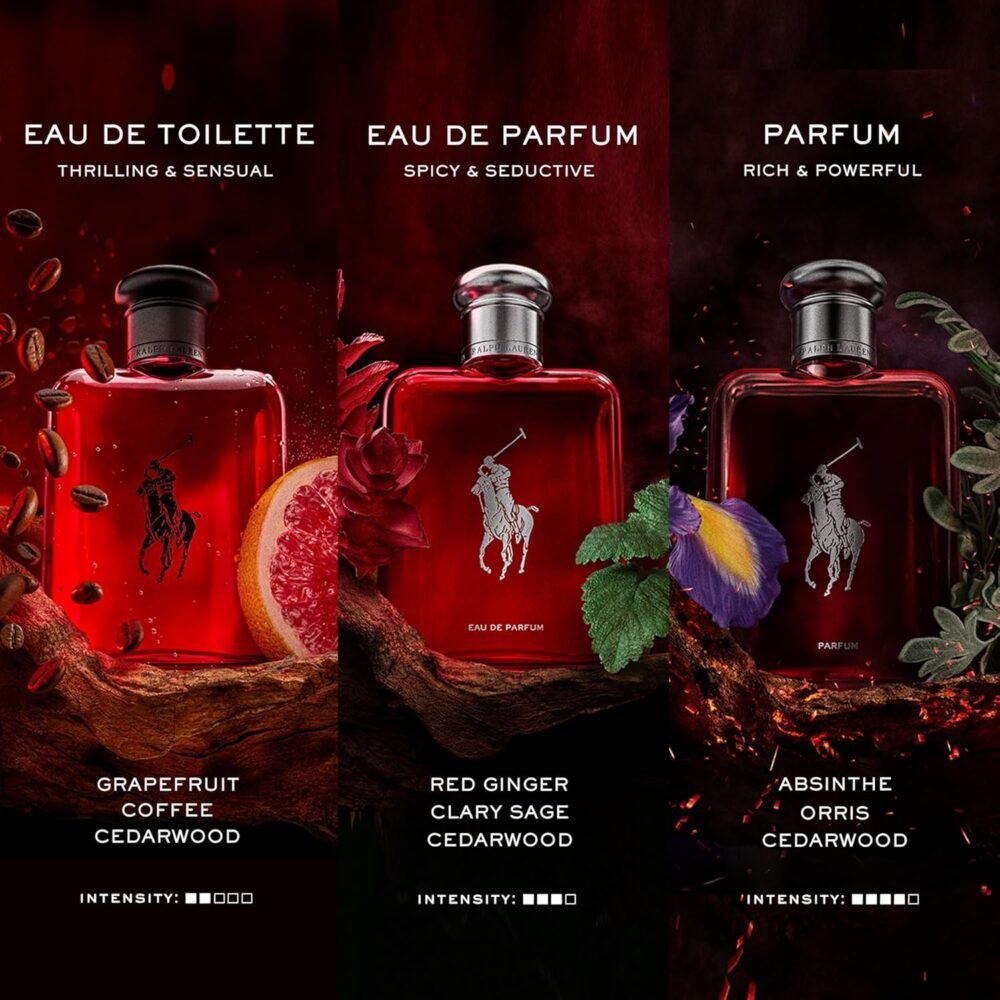 عطر "Polo Red" من رالف لورين - أو دو تواليت للرجال - عطر خشبي وتوابل - الصورة 4