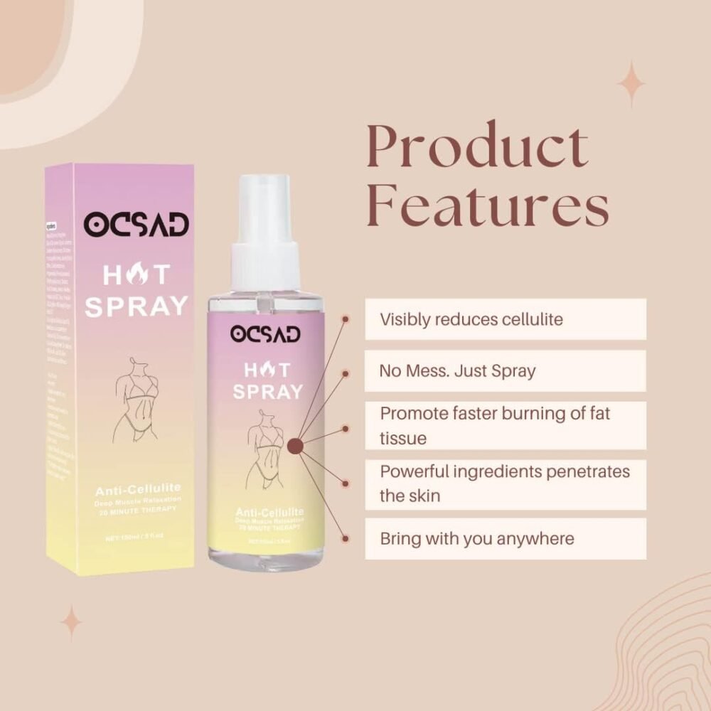 ⁦رذاذ مُمَنع طبيعي لتخفيف الوزن وحرق الدهون العضوي | مكافحة السيلوليت⁩ - الصورة ⁦5⁩