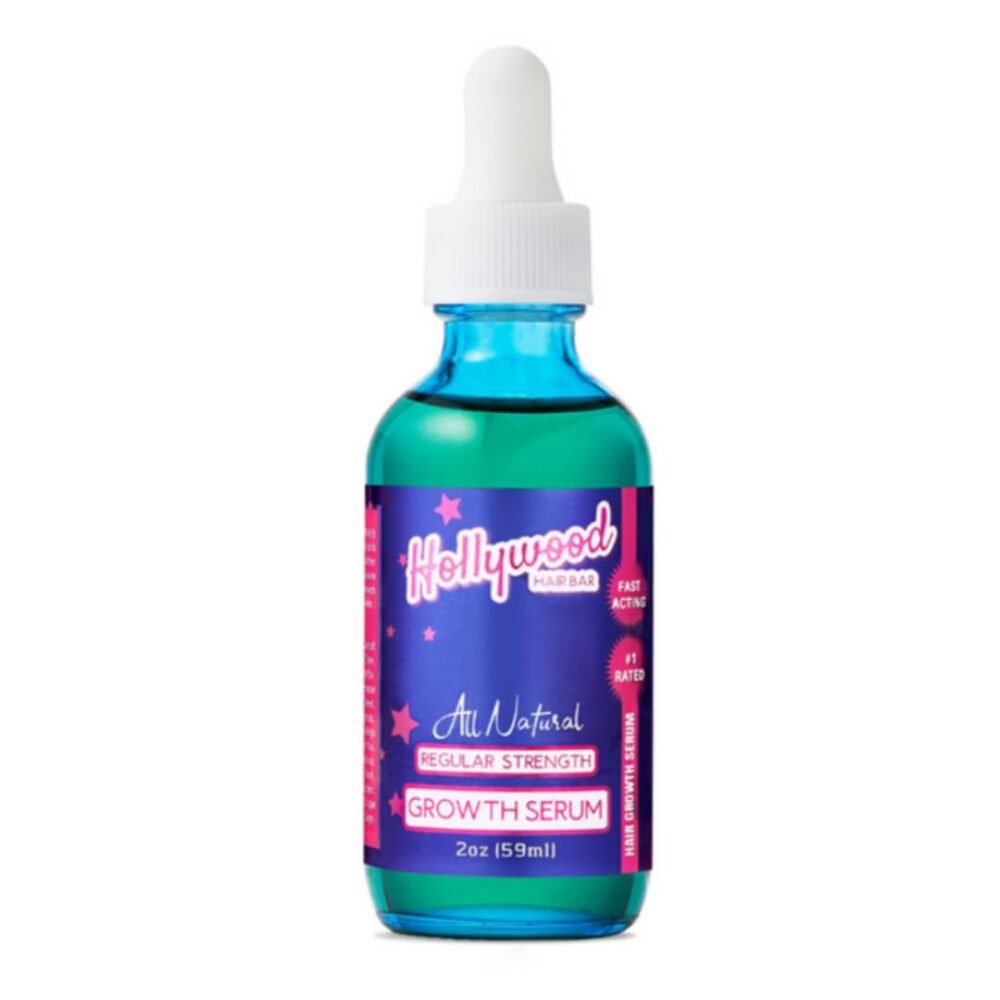 زيت هوليوود هير بار لتجديد الشعر - سيروم تقوية الشعر بتركيبة قوية، نباتي وخالي من القسوة، يحتوي على زيوت أساسية طبيعية، 2 أونصة - الصورة 6