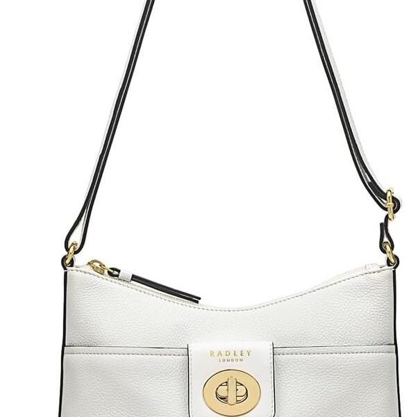 حقيبة "رادلي لندن" لونغ آكير - حقيبة كروس بادي صغيرة مع سحاب علوي