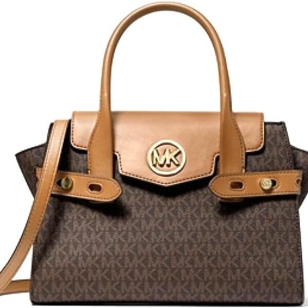 حقيبة "مايكل كورس" "كارمن" متوسطة الحجم بتصميم اللونين من الجلود