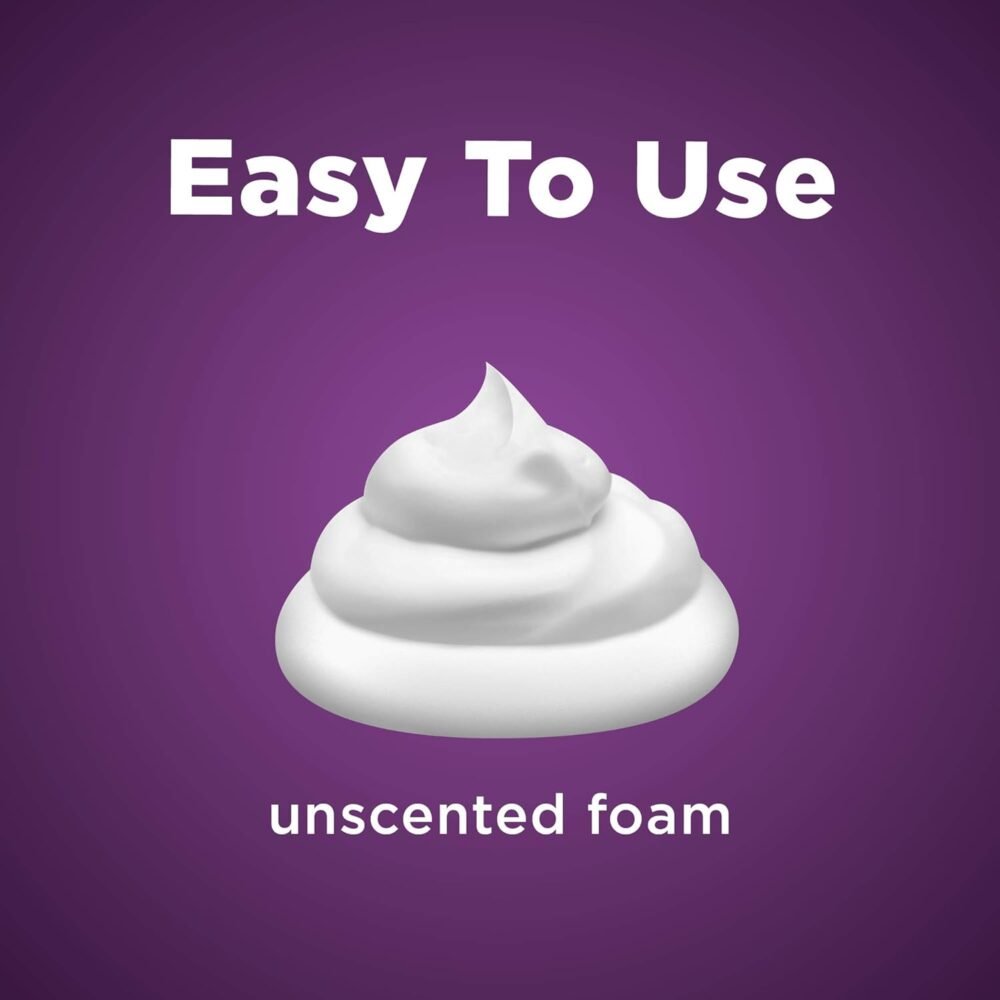 علاج نمو الشعر للنساء من أمازون بيسيك كير - مينوكسيديل 5% رذاذ موضعي (رغوة) - 12 شهرًا من الاستخدام، بدون رائحة، 2.11 أونصة (عبوة 6) - الصورة 6