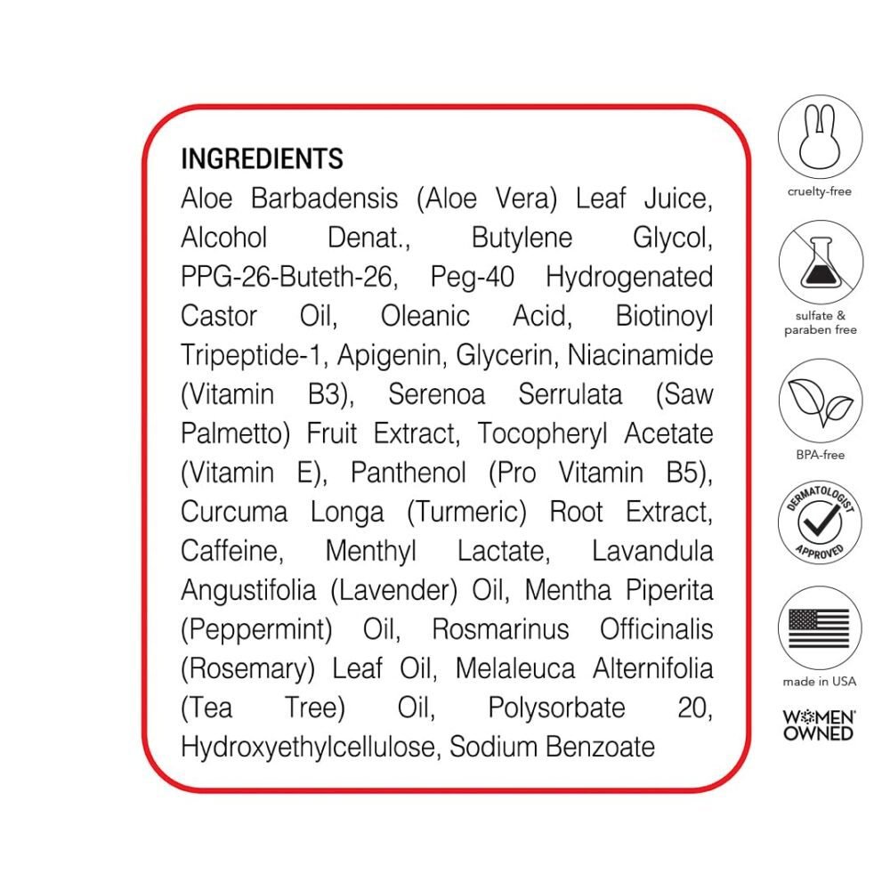 HAIRtamin سيروم للعناية بفروة الرأس - يحسن كثافة الشعر ويغذّي فروة الرأس لنتائج صحية - عبوة مكونة من قطعتين - الصورة 5