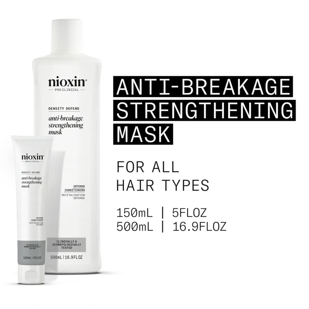 Nioxin Density Defend Anti-Breakage Strengthening Mask - ماسك تقوية الشعر المضاد للتكسر من Nioxin، يحمي من تكسر الشعر ويقوي الشعر الضعيف - 16.9 أونصة (قد يختلف التغليف) - الصورة 3