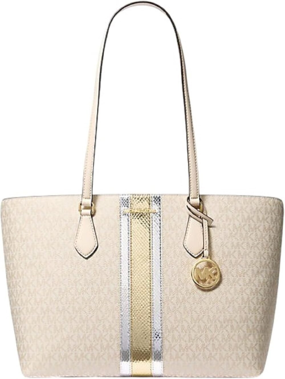 حقيبة "مايكل كورس" "شيلا" كبيرة بتوقيع الشعار - الصورة 2
