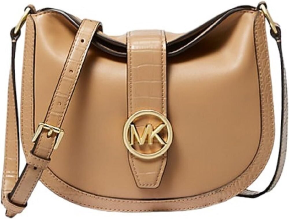 حقيبة "مايكل كورس" جابي صغيرة مع لوجو - كروس بودي - الصورة 3