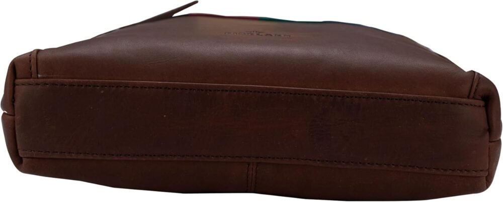 حقيبة "فينيلير" جلد كروس بودي للنساء مع جيب بسحاب صغير - الصورة 5