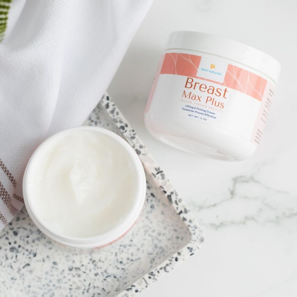 كريم Kimi Naturals Breast Max Plus لتكبير وشد الصدر (120 مل)