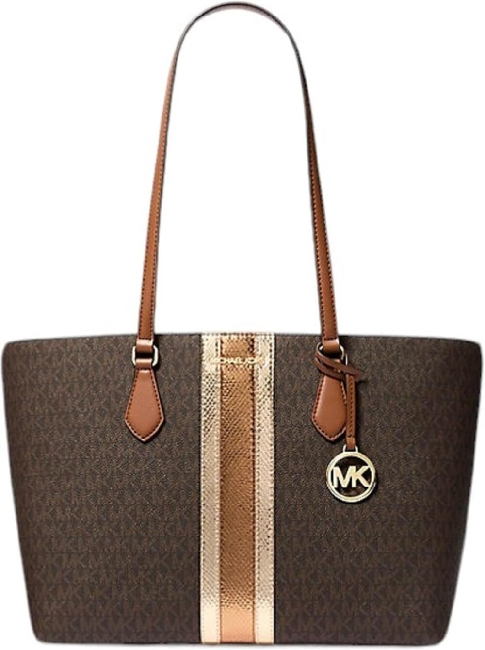 حقيبة "مايكل كورس" "شيلا" كبيرة بتوقيع الشعار - الصورة 3