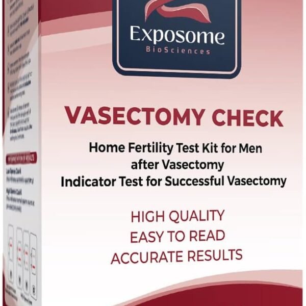 Vasectomy Home Test Kit | اختبار منزلي لعملية قطع القناة المنوية | يتضمن اختبارين | مؤهل للاستخدام مع FSA و HSA