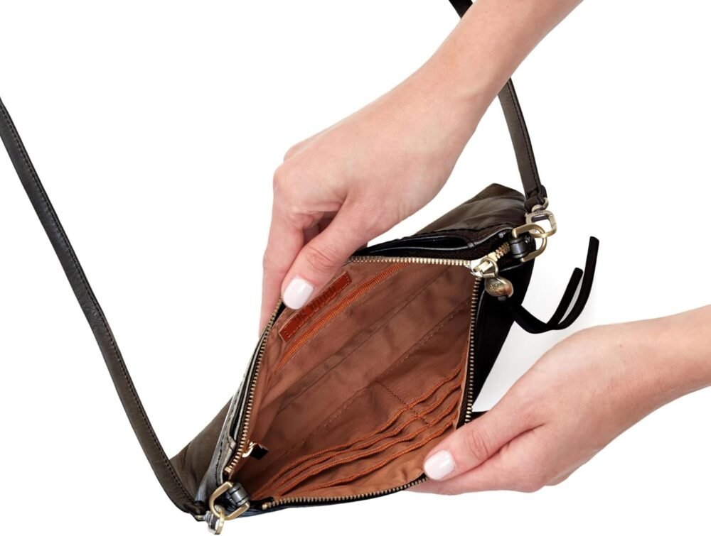 حقيبة "هوبو" "دارسي" جلد كروس بودي للنساء، قابلة للتحويل إلى كروس بودي وويرسلت - الصورة 3