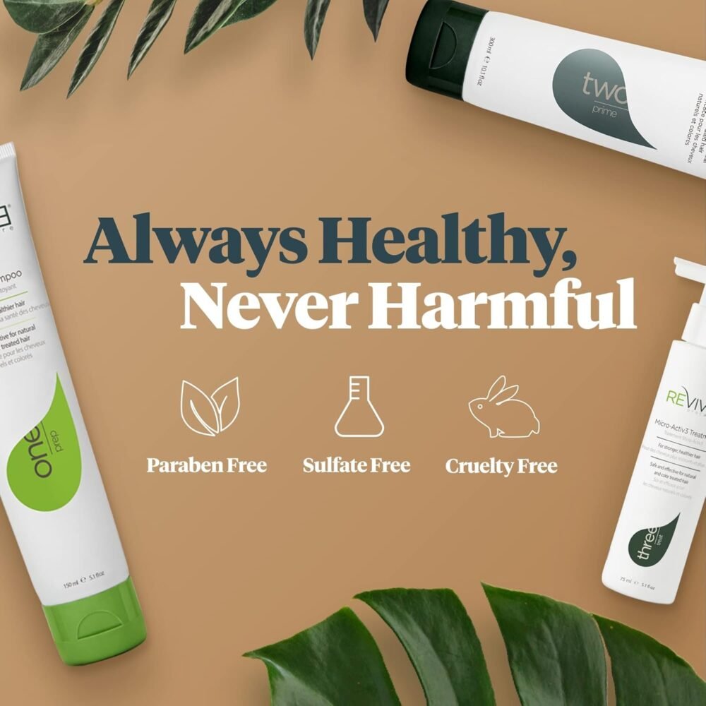 مجموعة التجربة لمدة 30 يومًا - نظام ثلاثي للشعر الرقيق والمتساقط - خالي من الكبريتات والبارابين - شامبو وعلاج يُترك على الشعر - علاج لتساقط الشعر للرجال والنساء - الصورة 5