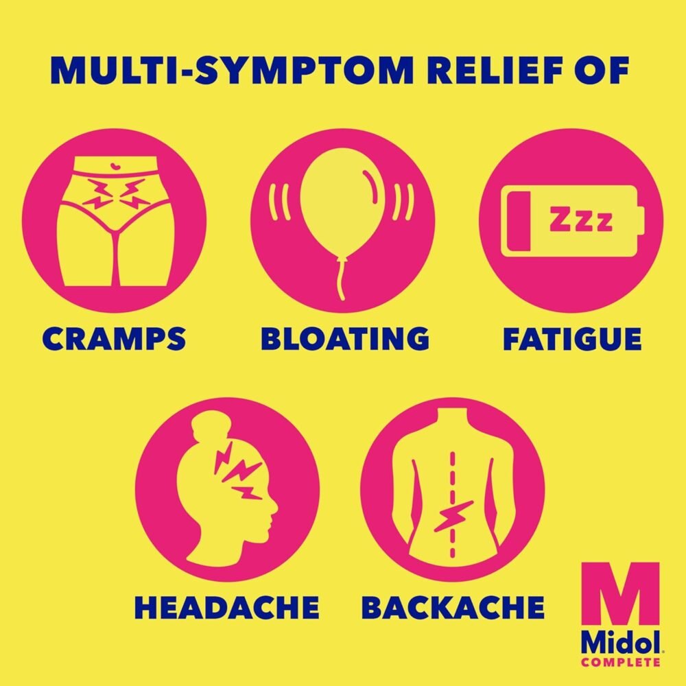 حزمة مسكن آلام الدورة الشهرية ميدول كومبليت 40 قرص + مكمل غذائي لدعم أعراض الدورة الشهرية ميدول بيس أوت PMS، 30 كبسولة - الصورة 3