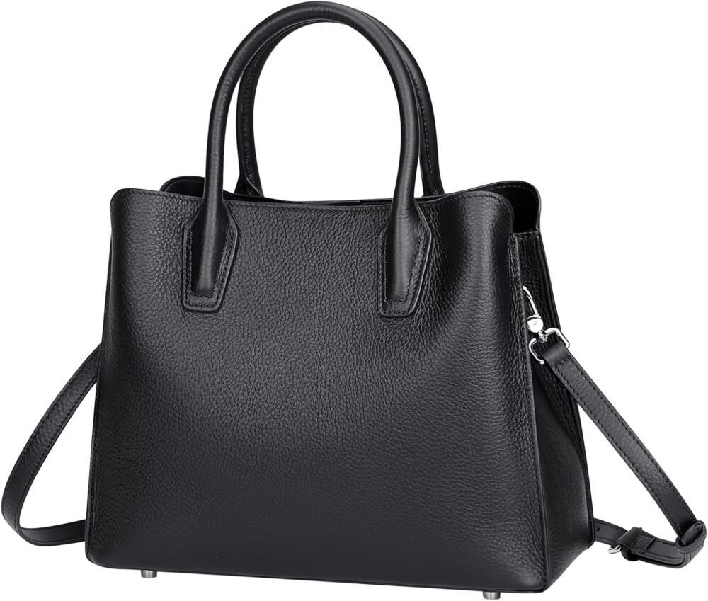 حقيبة ساتشيل جلدية حقيقية للنساء من "أوفر إيرث" - حقيبة كتف كلاسيكية ومتوسطة الحجم - الصورة 2