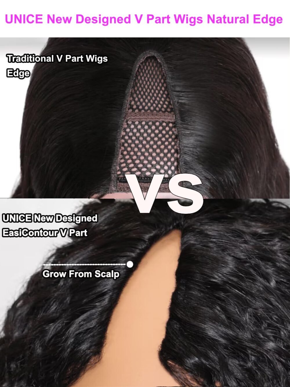 ⁦باروكة شعر بشري Jerry Curly 20 بوصة مع جزء V، بدون غراء أو خياطة، سهلة الاستخدام للمبتدئين⁩ - الصورة ⁦3⁩