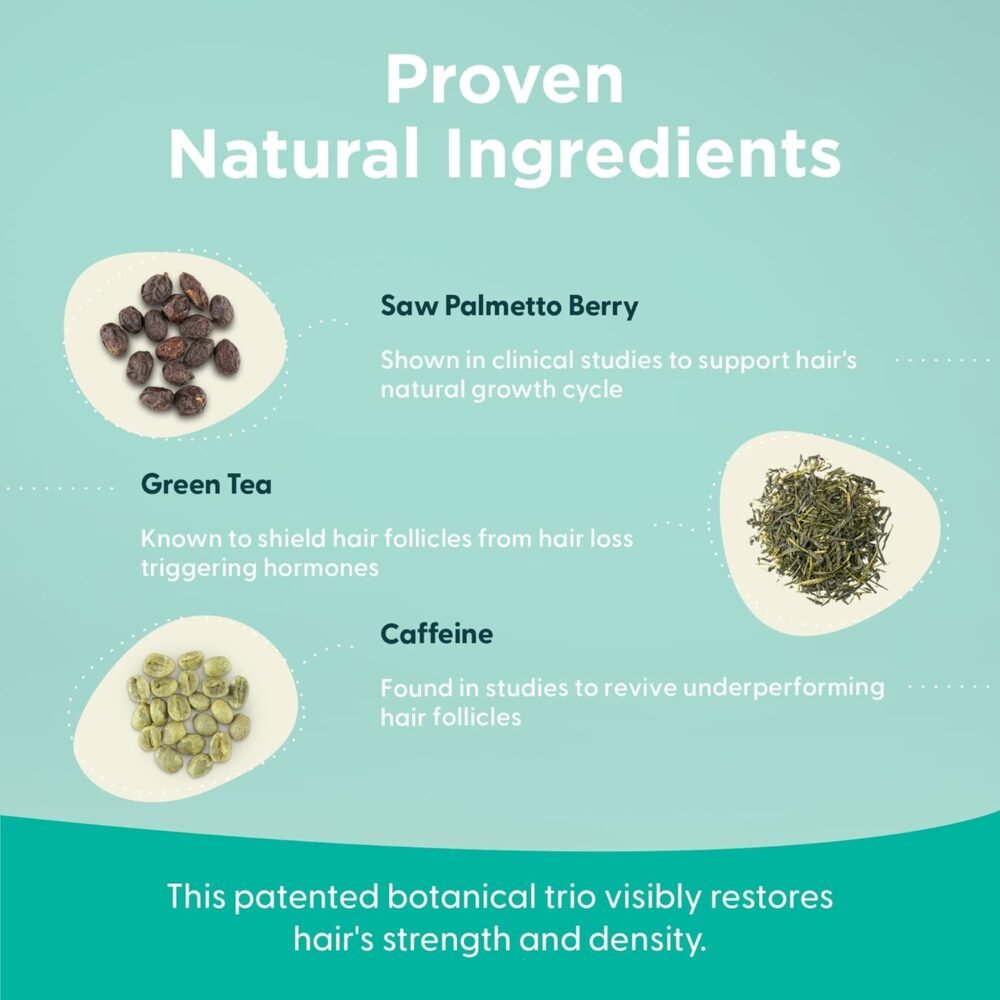 شامبو علاج تساقط الشعر وبلسم Leave-in | تركيبة نباتية مقاومة لـ DHT للشعر المتساقط، مطوّرة بواسطة أطباء الجلدية | تجربة شعر أكثر صحة، كثافة، وحجم – شابيرو إم دي | 1 شهر - الصورة 4