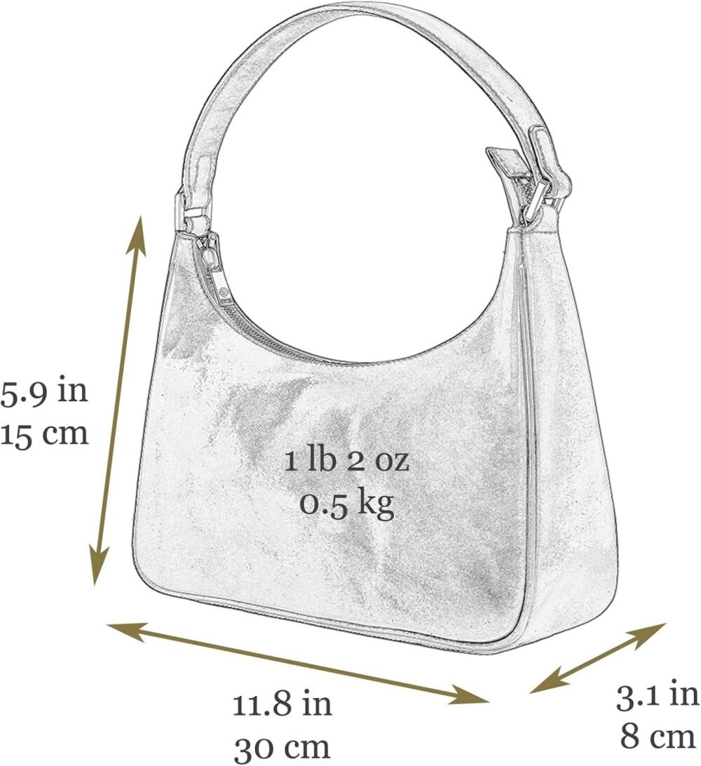 حقيبة "تايم ريزستنس" الجلدية - حقيبة نسائية من جلد فولي جراين - حقيبة كتف مصنوعة في إيطاليا - الصورة 5