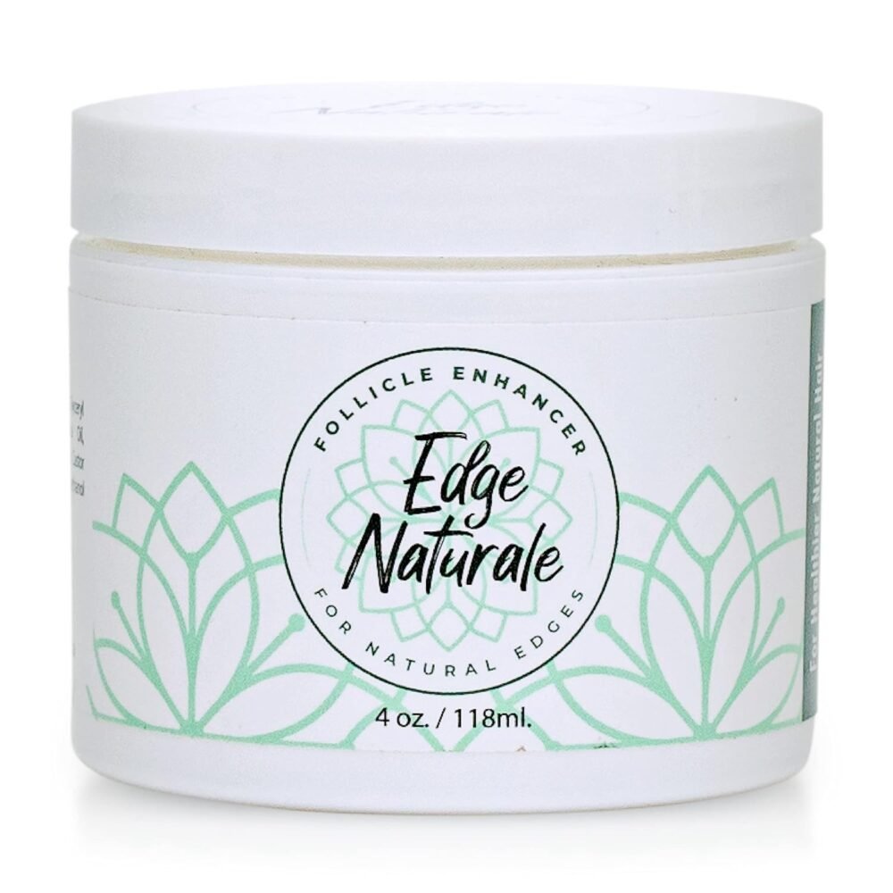 Edge Naturale - مكمل تعزيز نمو الشعر للأطراف - يعالج وينمّي حواف الشعر لجميع أنواع الشعر (4 أوقية) - صنع في الولايات المتحدة