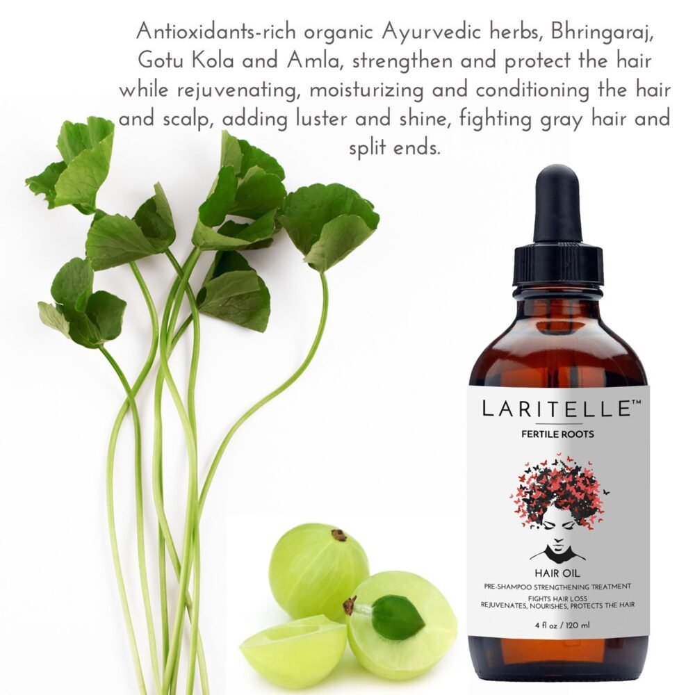 علاج تساقط الشعر العضوي للرجال والنساء | يعزز ويقوي ويجدد بصيلات الشعر | يوقف تساقط الشعر ويحفز نمو الشعر الجديد | خالي من الكائنات المعدلة وراثيًا | نباتي | 4 أوقية - الصورة 3