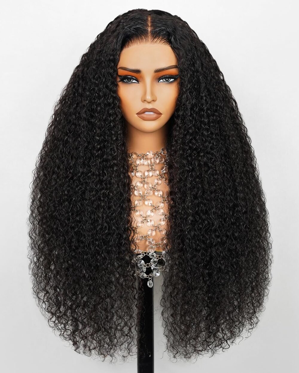 باروكة شعر بشري "وير آند جو" 5x6، 20 بوصة، تموجات عميقة، كثافة 210%، شعر بشري 100%، رباط أمامي، مشذبة مسبقًا، بدون غراء