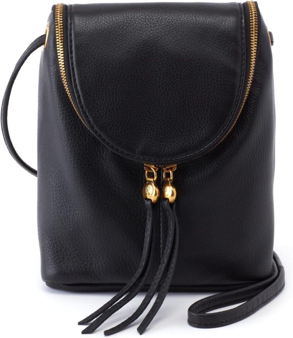 حقيبة "هوبو" "فيرن" الجلدية كروس بودي للنساء، حقيبة مع حزام قابل للتعديل