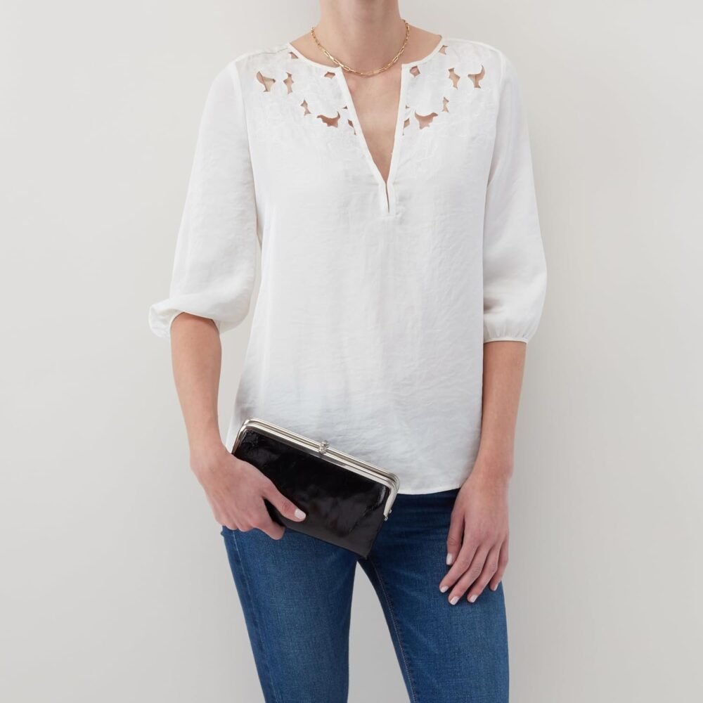 محفظة "هوبو" "لورين" جلدية كلاتش للنساء - الصورة 2