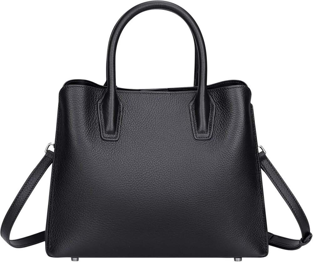 حقيبة ساتشيل جلدية حقيقية للنساء من "أوفر إيرث" - حقيبة كتف كلاسيكية ومتوسطة الحجم