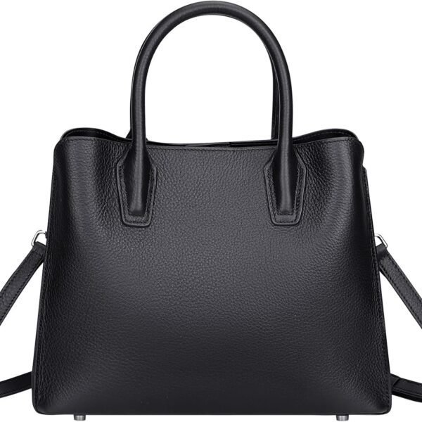 حقيبة ساتشيل جلدية حقيقية للنساء من "أوفر إيرث" - حقيبة كتف كلاسيكية ومتوسطة الحجم