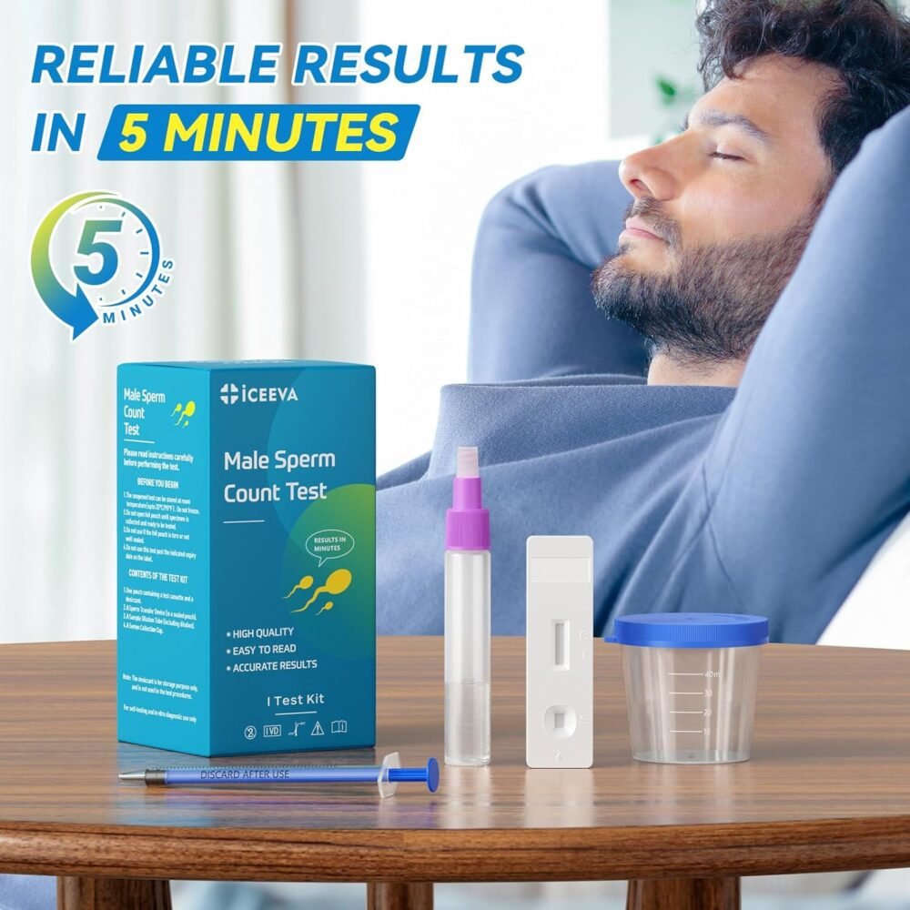 Semen Analysis | اختبار تحليل السائل المنوي للرجال | اختبار تركيز الحيوانات المنوية | يظهر العدد الطبيعي أو المنخفض للحيوانات المنوية - الصورة 2