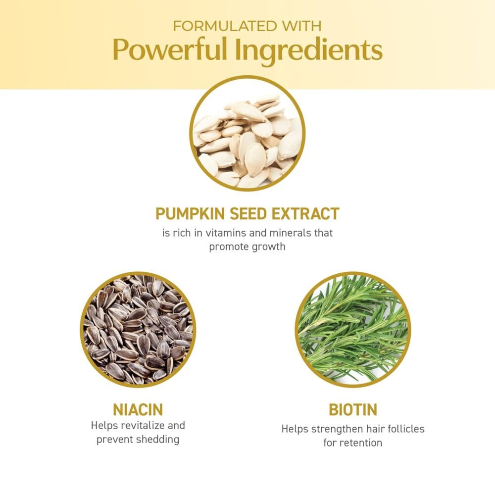 مجموعة شامبو وبلسم BosDefense المغذي للشعر المتناثر بشكل خفيف مع تركيبة لتكثيف الشعر - آمنة للون الشعر - مجموعة بداية وأحجام متعددة - الصورة 5