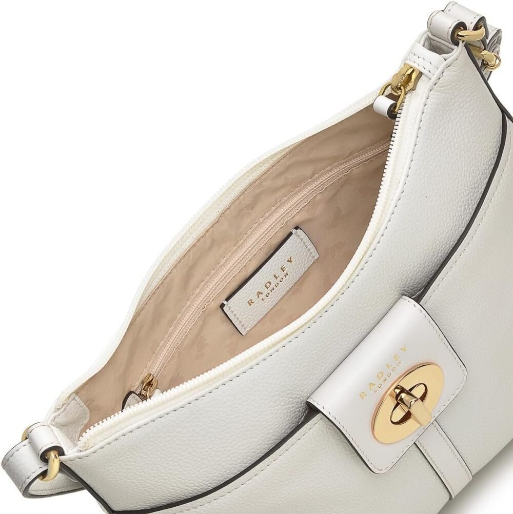 حقيبة "رادلي لندن" لونغ آكير - حقيبة كروس بادي صغيرة مع سحاب علوي - الصورة 3