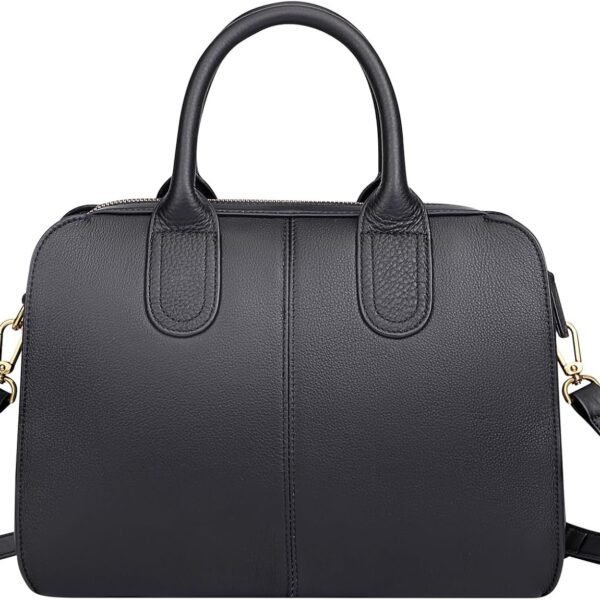 حقيبة ساتشيل جلدية حقيقية للنساء من "أوفر إيرث" - حقيبة كتف ناعمة مع مقبض علوي وحقيبة كتف عابرة