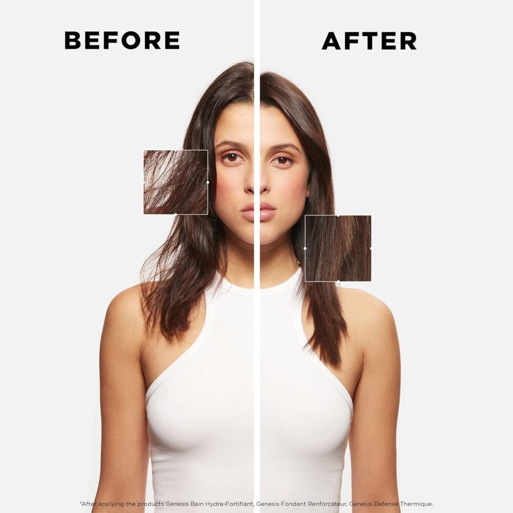 KERASTASE Genesis Conditioner | بلسم للشعر الضعيف أو التالف | مضاد للتكسر وتقوية | يضيف الرطوبة واللمعان | مناسب لجميع أنواع الشعر | بلسم رينفوركاتور - الصورة 2