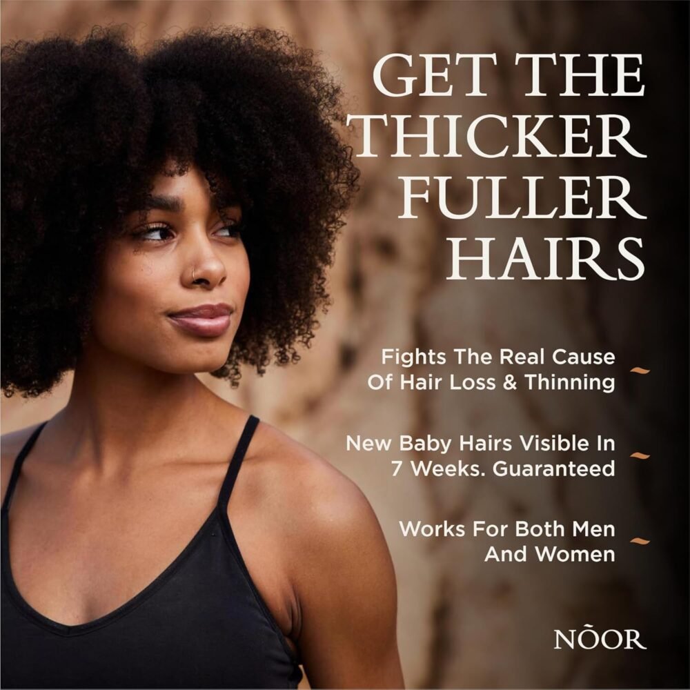 سيروم NOOR HAIR الفائق لنمو الشعر - علاج للشعر المجعد والتالف - الصورة 6
