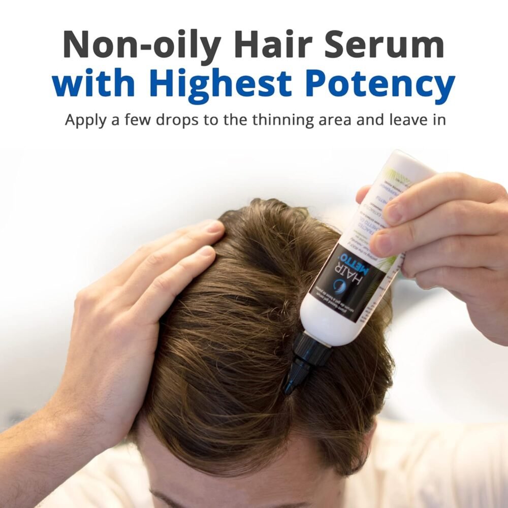 سيروم لتساقط الشعر ونموه مع زيت السا بالمطو، زيت القراص، زيت إكليل الجبل، برائحة النعناع، للرجال والنساء - 4 أونصة سائلة - الصورة 5