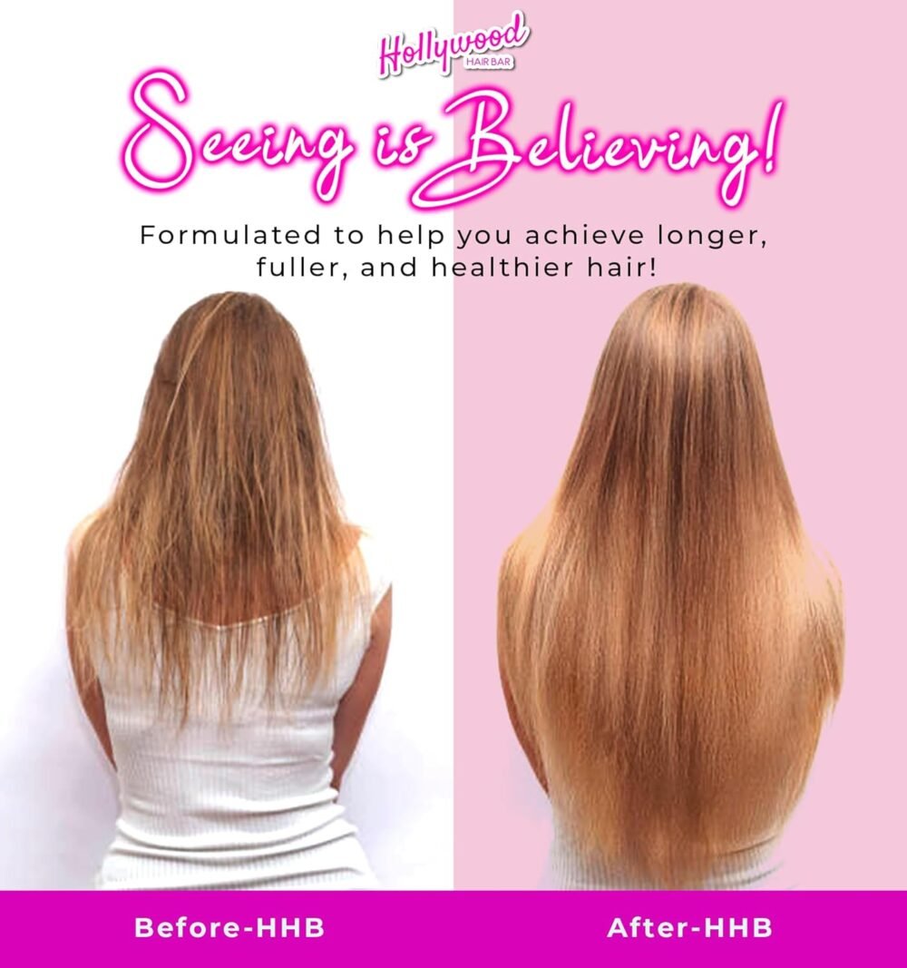 زيت هوليوود هير بار لتجديد الشعر - سيروم تقوية الشعر بتركيبة قوية، نباتي وخالي من القسوة، يحتوي على زيوت أساسية طبيعية، 2 أونصة - الصورة 5
