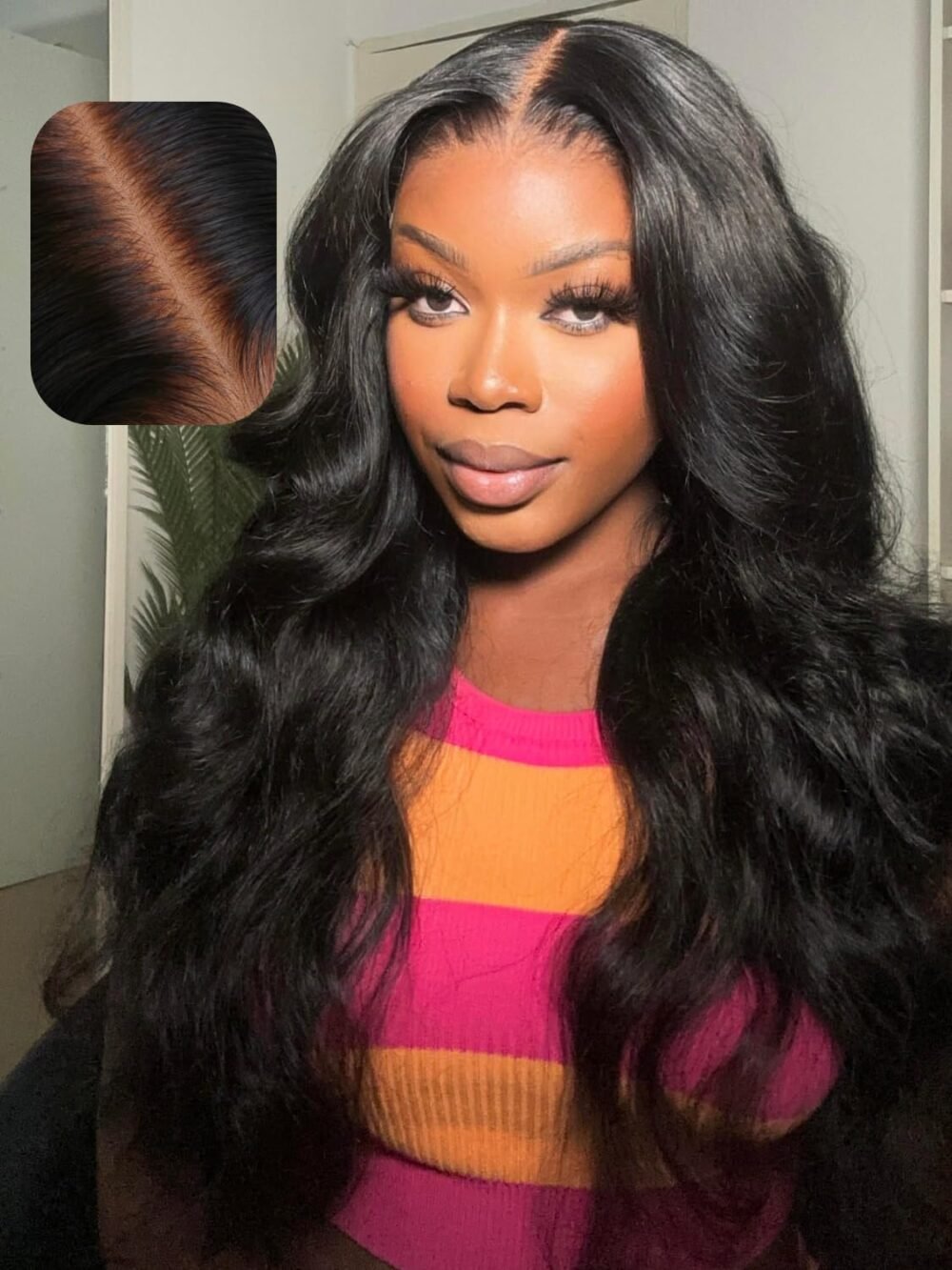 باروكة UNICE Pre Everything Glueless Frontal Wig - Body Wave 22 بوصة من الشعر البشري مع دانتيلا 13x4 HD