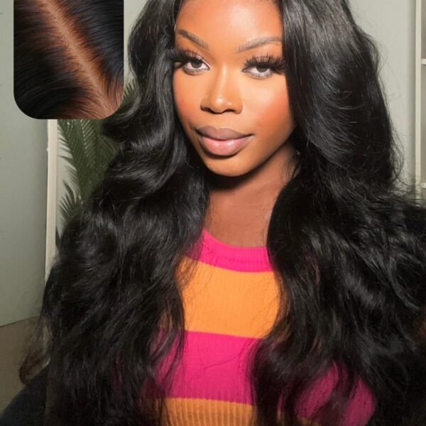 باروكة UNICE Pre Everything Glueless Frontal Wig - Body Wave 22 بوصة من الشعر البشري مع دانتيلا 13x4 HD