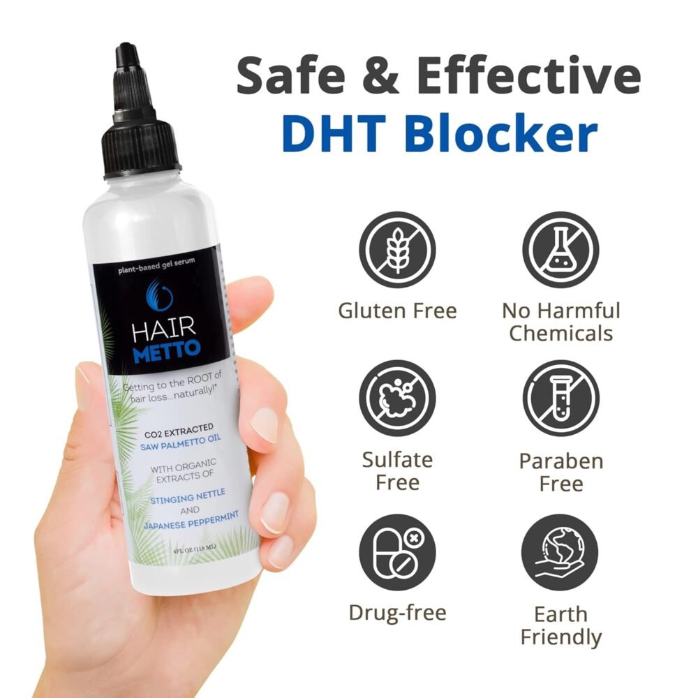 سيروم لتساقط الشعر ونموه مع زيت السا بالمطو، زيت القراص، زيت إكليل الجبل، برائحة النعناع، للرجال والنساء - 4 أونصة سائلة - الصورة 6