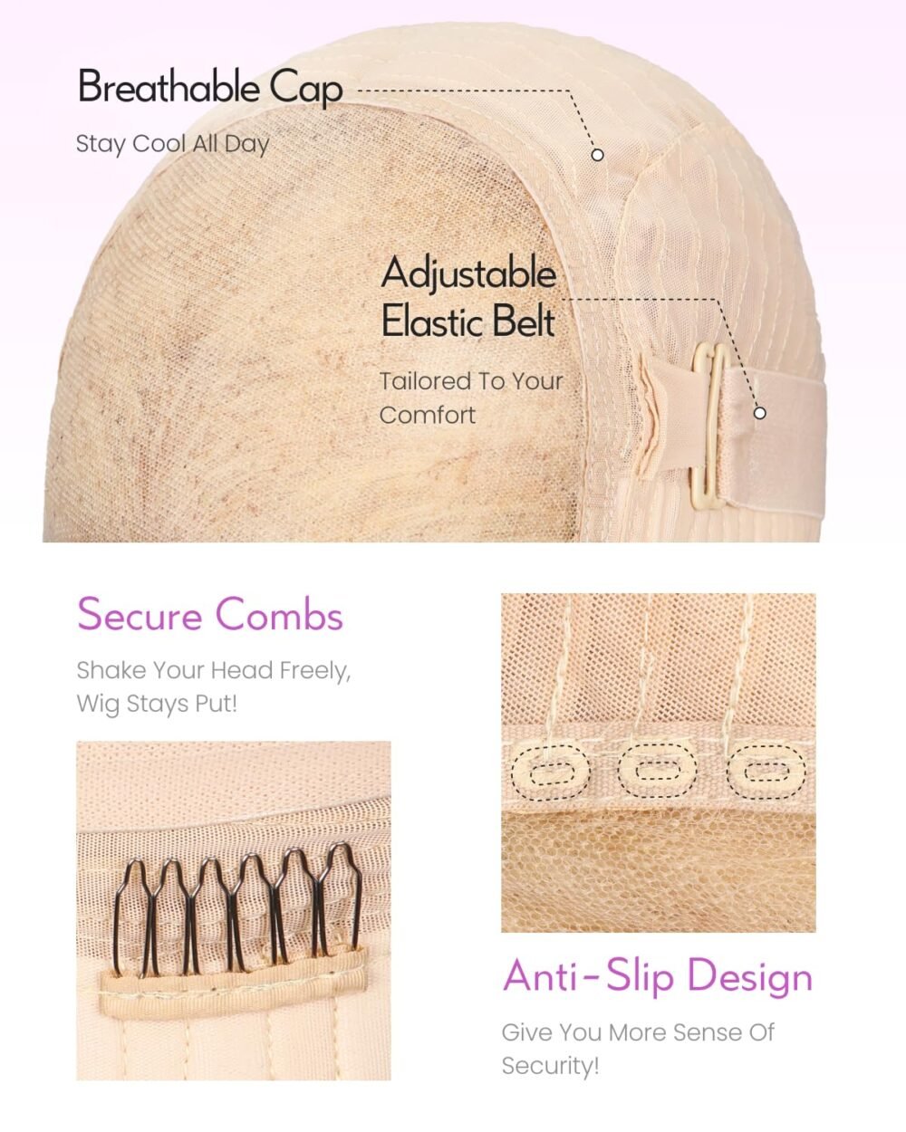 باروكة 5x6 لايس فرونت بشعر بشري 613، بدون غراء، كثافة 240%، تم تمشيطها مسبقًا، تم قصها مسبقًا، 24 إنش، تموجات جسم، باروكة لايس فرونت بشعر بشري 613 - الصورة 6