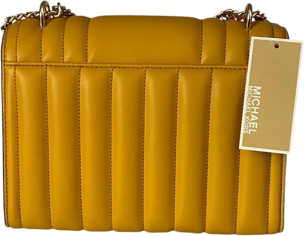 حقيبة "مايكل كورس" "ويتني" متوسطة الحجم مع تصميم بلونين وشعار العلامة - الصورة 6